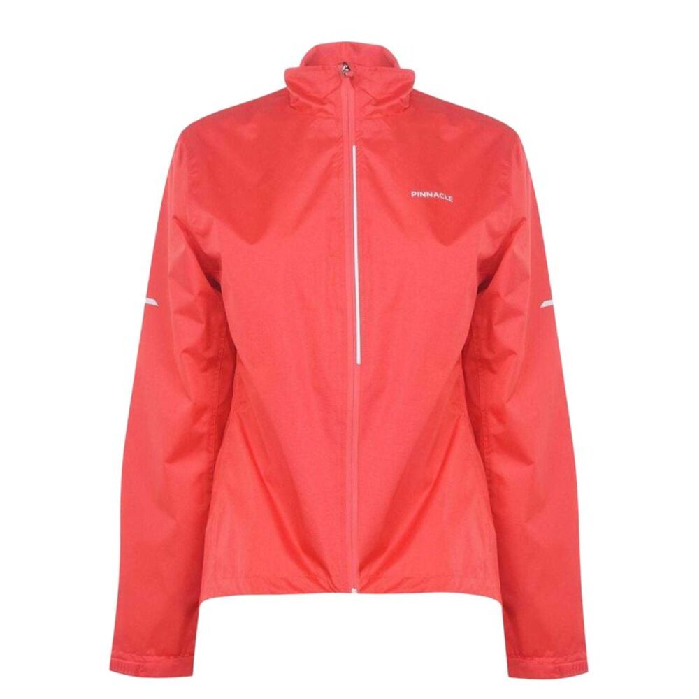 Pinnacle Womens/Ladies Waterproof Reflective Cycling Jacket / Coral